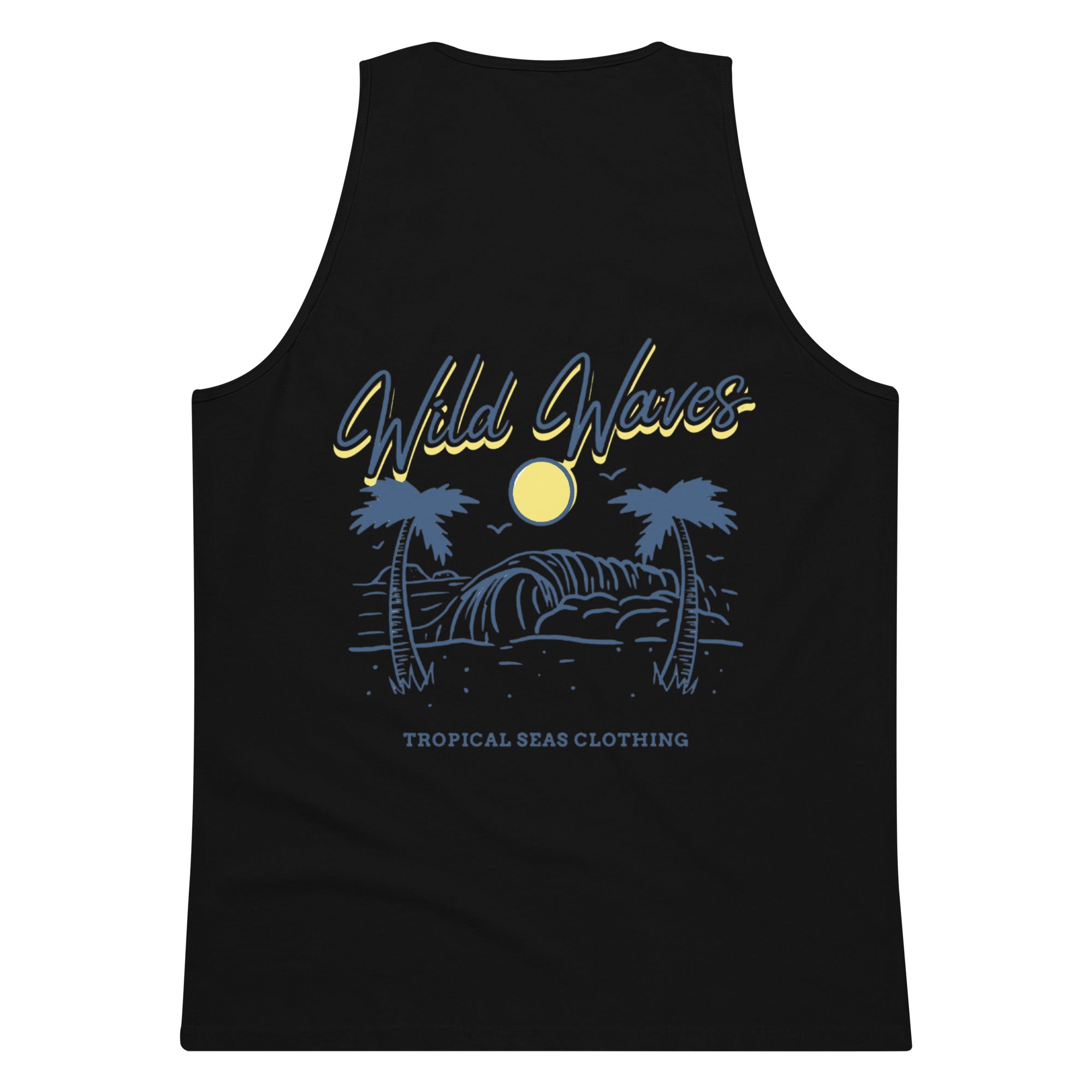 Men’s Premium Wild Waves Tank Top Karis Fashions