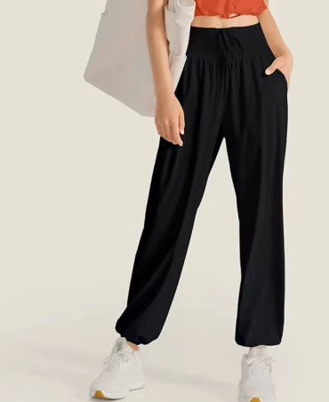 Women's Loose Fit Harem Pants with Pockets for Yoga Karis Fashions