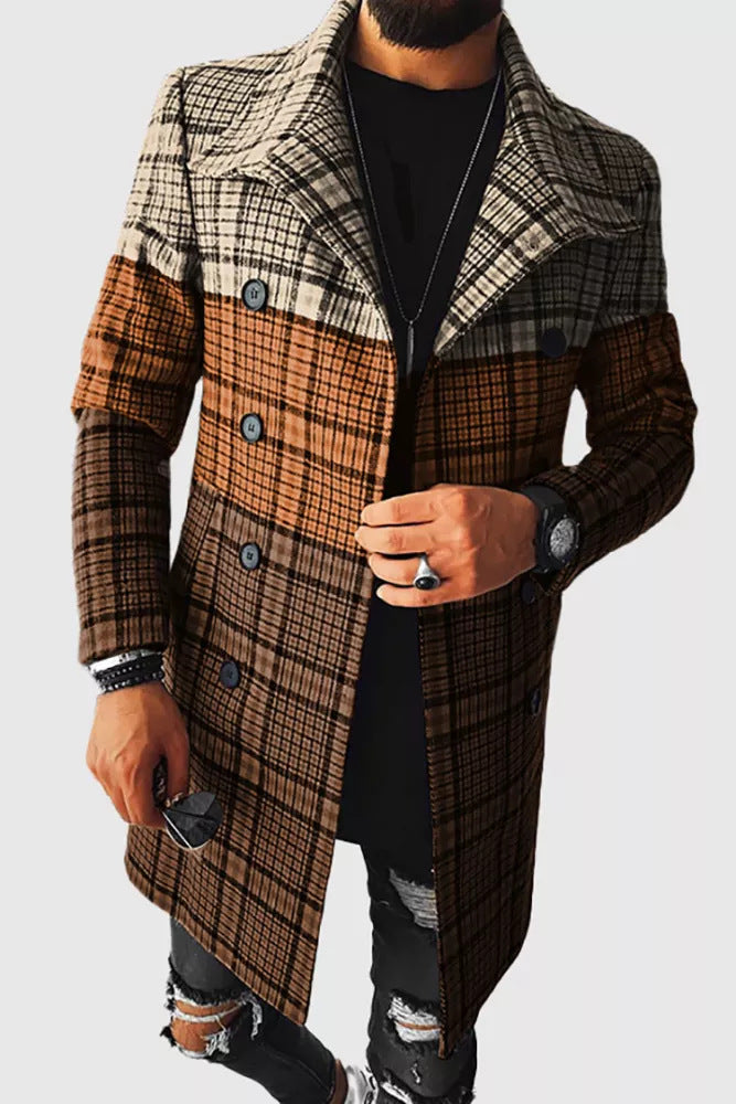 3D Printed Men's Woolen Lapel Jacket