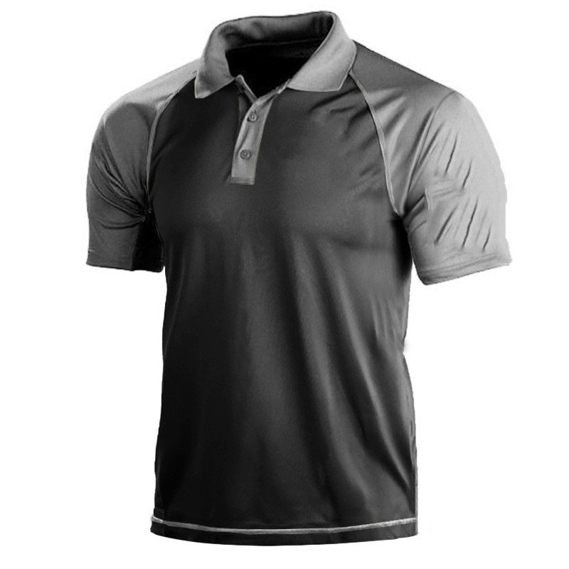 Men's Outdoor 3D Digital Polo Shirt with US Flag