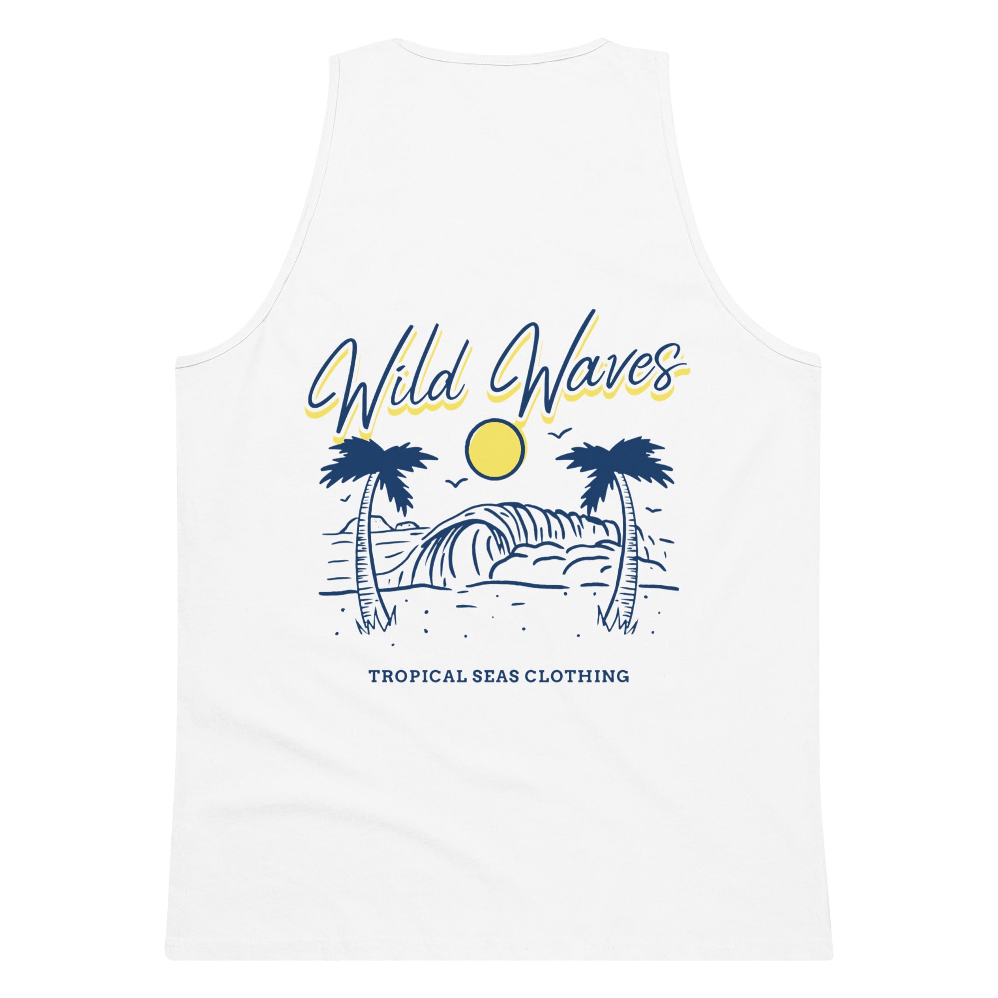 Men’s Premium Wild Waves Tank Top Karis Fashions