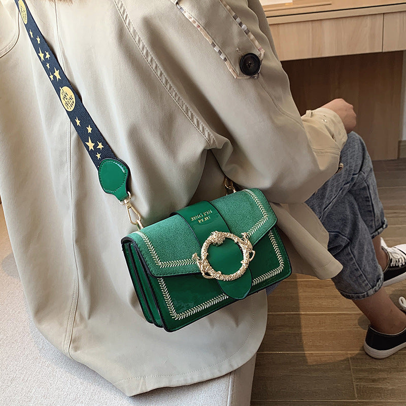 Chic Retro Small Square Crossbody Bag for Women