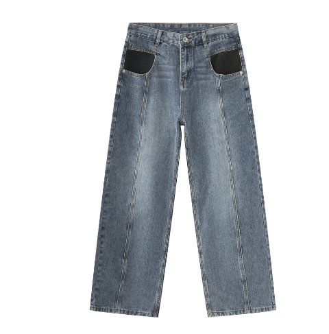 Vintage Men's Jeans with Unique Design