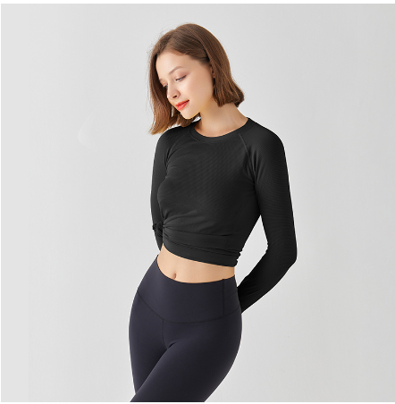 Women's Long Sleeve Sports T-Shirt for Yoga and Running Karis Fashions