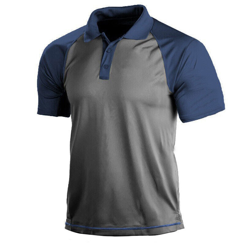 Men's Outdoor 3D Digital Polo Shirt with US Flag