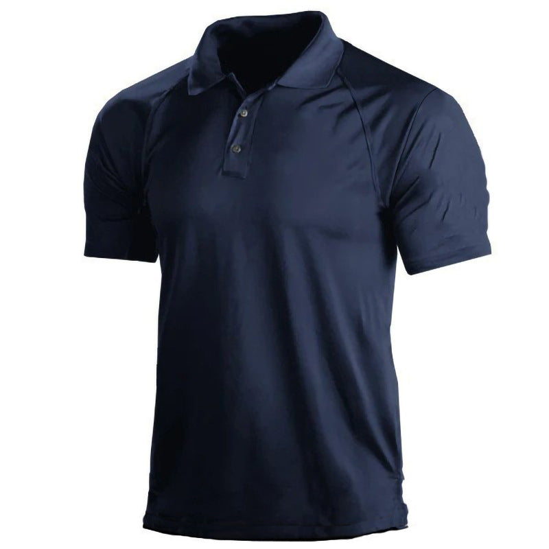 Men's Outdoor 3D Digital Polo Shirt with US Flag