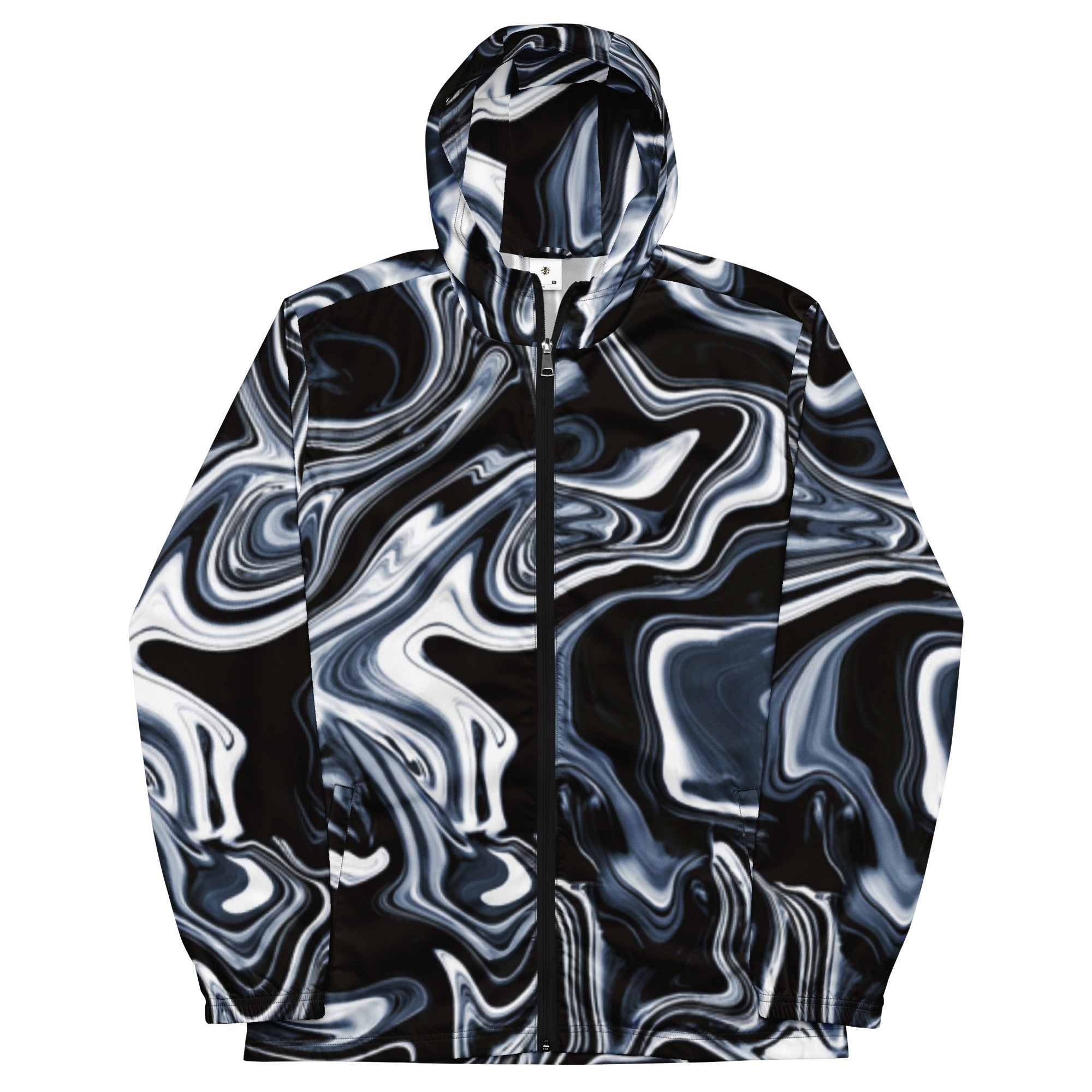 Men’s Tropical Oil Spill Windbreaker Karis Fashions