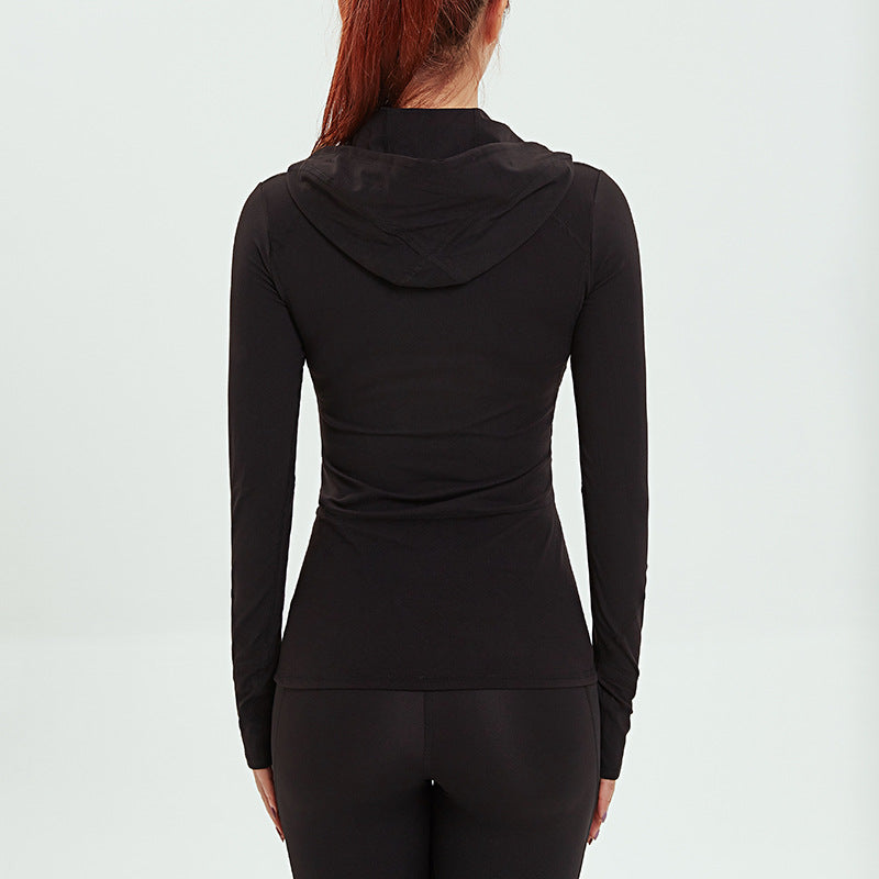 Women's Stretchy Zip-Up Long Sleeve Sports Jacket Karis Fashions