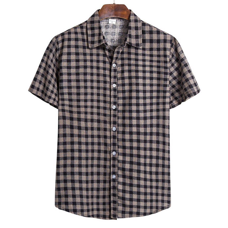 2023 Men's Fashion 3D Printed Short Sleeve Shirt