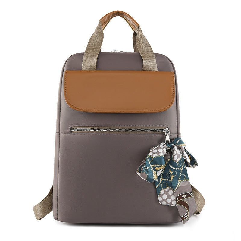 Women's Waterproof Oxford Cloth Large-Capacity Backpack