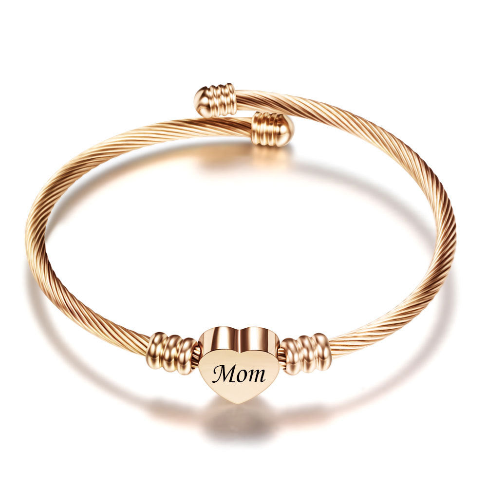 Stainless Steel Braided Mother’s Day Bracelets for Mom Karis Fashions