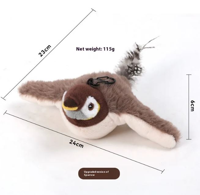 Flapping Bird Cat  Toy Karis Fashions