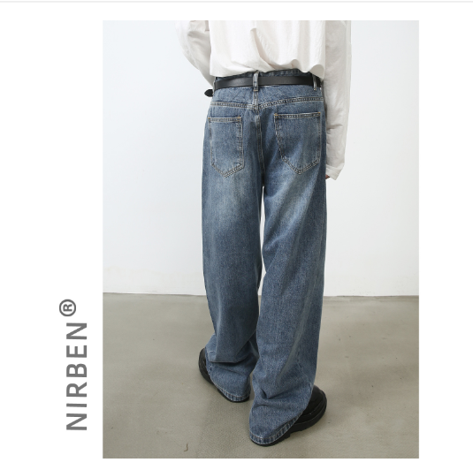 Vintage Men's Jeans with Unique Design